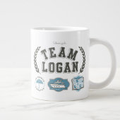 Team Logan Gilmore Girls Design Jumbo-Tasse (Rechts)