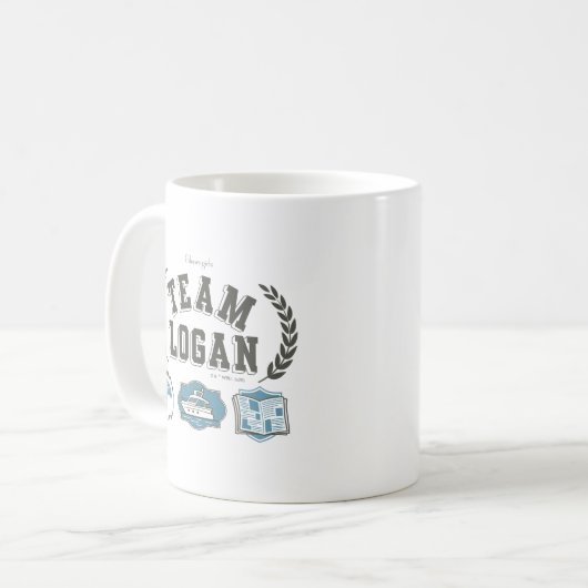 Team Logan Gilmore Girls Design Kaffeetasse (Vorderseite Links)