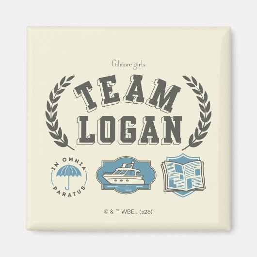 Team Logan Gilmore Girls Design Magnet (Vorne)