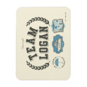 Team Logan Gilmore Girls Design Magnet (Vertikal)