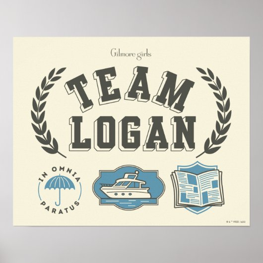 Team Logan Gilmore Girls Design Poster (Vorne)