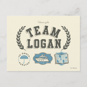 Team Logan Gilmore Girls Design Postkarte