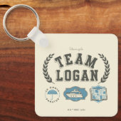 Team Logan Gilmore Girls Design Schlüsselanhänger (Vorderseite)