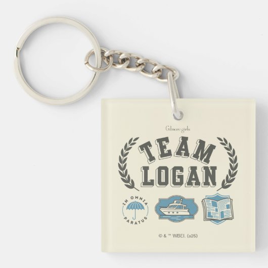 Team Logan Gilmore Girls Design Schlüsselanhänger (Vorderseite)