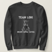 Team Loki Dark Gray Sweatshirt (Design vorne)