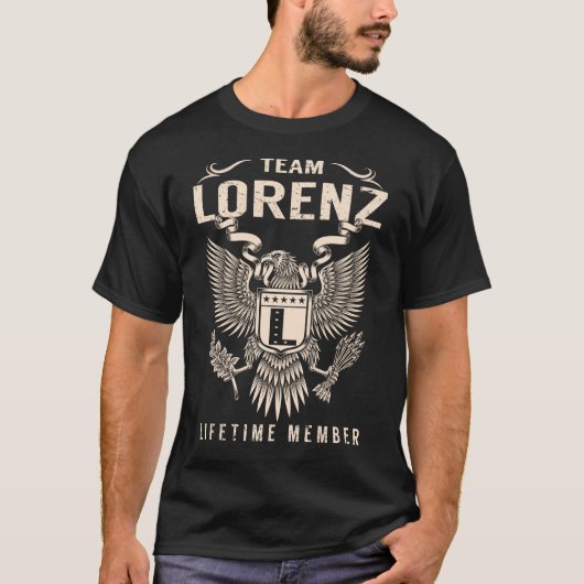 Team LORENZ Lebenszeit Mitglied T-Shirt (Vorderseite)