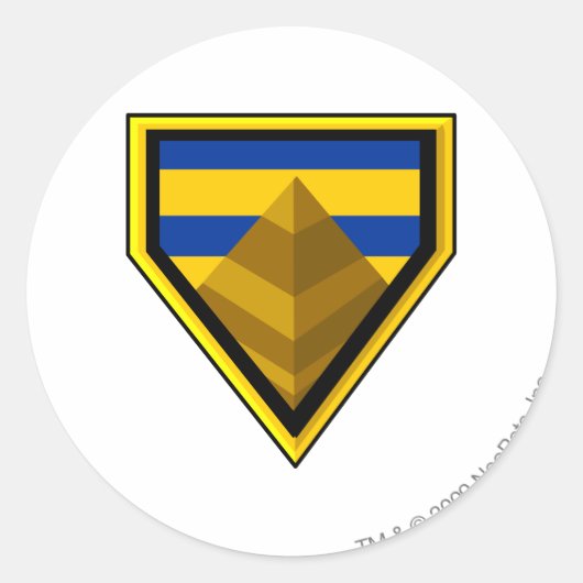 Team Lost Wüste Logo Runder Aufkleber (Vorderseite)