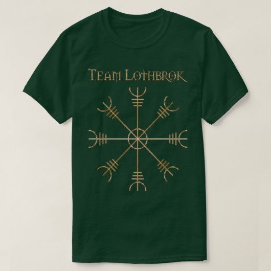 Team Lothbrok Gold Sign T-Shirt (Design vorne)