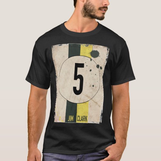 Team Lotus Jim Clark Number Classic T - Shirt (Vorderseite)