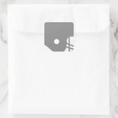 Team Lovvorn Quadratischer Aufkleber (Tasche)