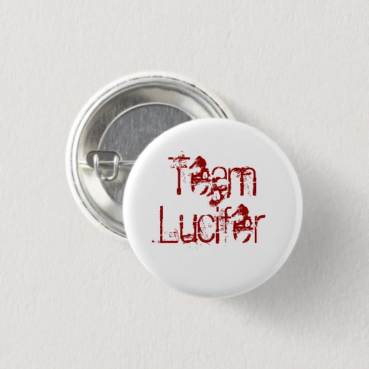 Team Lucifer Knopf Button (Vorne & Hinten)