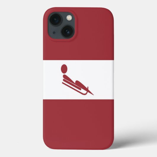 Team Luge Lettland Case-Mate iPhone Hülle (Rückseite)