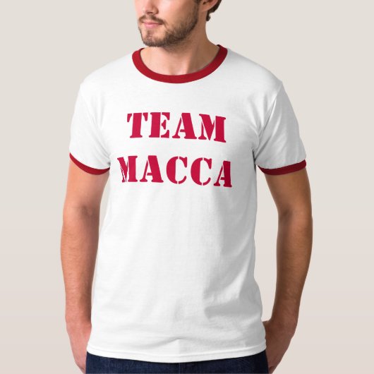 Team Macca T-Shirt (Vorderseite)
