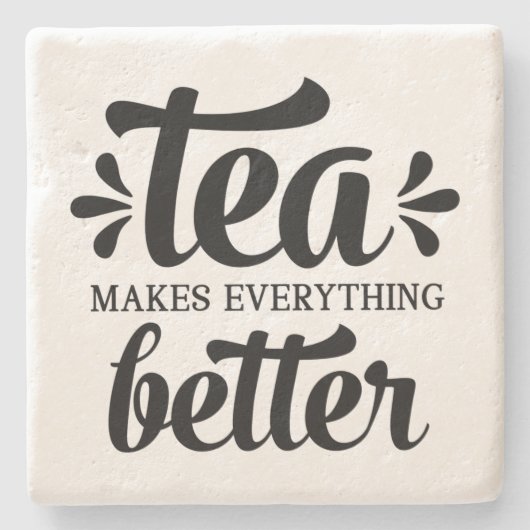 Team macht alles Bessere Stone Untersetzer (Vorderseite)