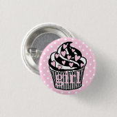 Team Mädchen-Baby Dusche Button (Vorne & Hinten)