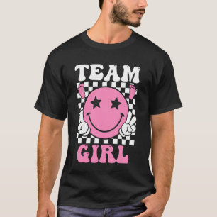 Team Mädchen Geschlechtsenthüllungsfeier Babyankün T-Shirt