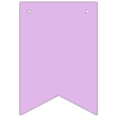 Team-Mädchen-lila Lila mit Sternen Wimpelkette (Zweite Fahne)