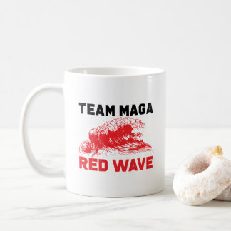 Team Maga Red Wave Kaffee Tasse