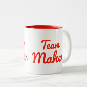 Team Maher Zweifarbige Tasse (VorderseiteRechts)