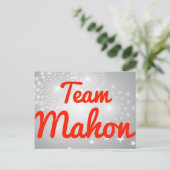 Team Mahon Postkarte (Stehend Vorderseite)