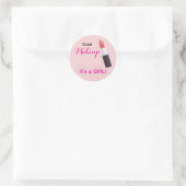 TEAM MAKEUP Aufkleber für die Geschlechtsenthüllun (Tasche)