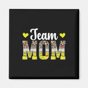 Team-Mama Leopard Softll Team-Mama Softll Team Mam Magnet