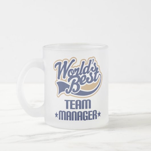 Team-Manager-Geschenk Mattglastasse (Links)