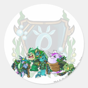 Team Maraqua Group Runder Aufkleber