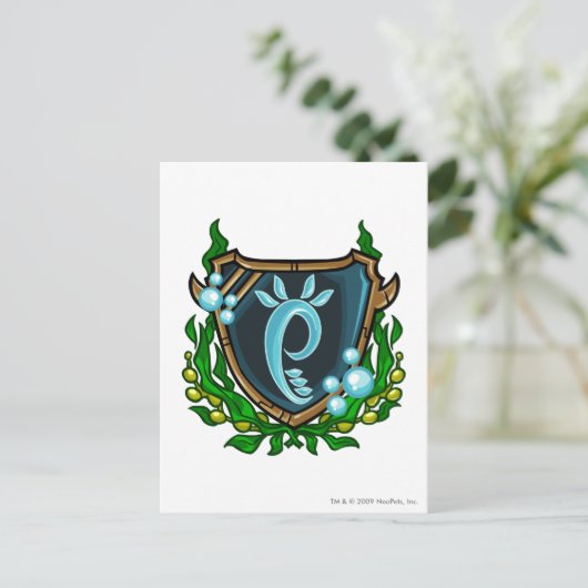 Team Maraqua Logo Postkarte (Stehend Vorderseite)