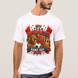 Team Marokko Spieltag 2026 T-Shirt | Marokkanisch