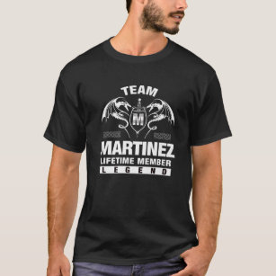 Team MARTINEZ Lifetime Member Geschenke T-Shirt
