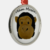 Team Mascot Silbernes Ornament (Rechts)