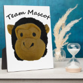 Team-Maskottchen Fotoplatte (Seite)