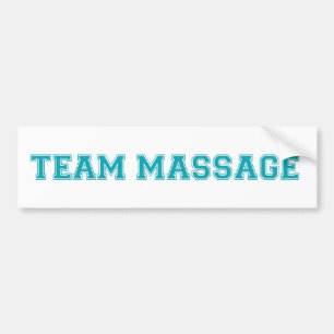 TEAM-MASSAGE AUTOAUFKLEBER