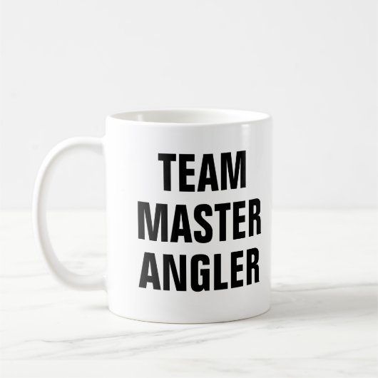 Team Master Angler Kaffeetasse (Links)