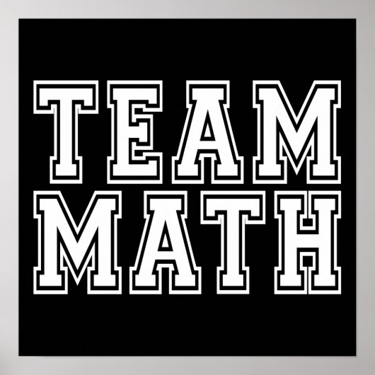 Team Math Poster (Vorne)