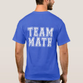 Team Math T-Shirt (Rückseite)