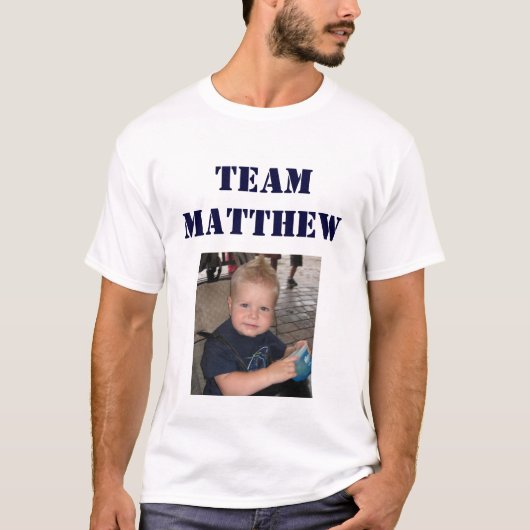 Team Matthew - erwachsener Mann T-Shirt (Vorderseite)