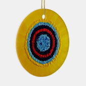 Team-Matthew-Sonnenblume für Autismus Keramikornament (Rechts)