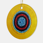 Team-Matthew-Sonnenblume für Autismus Keramikornament (Links)