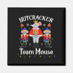 Team Maus Nussknacker Weihnachtstanz Lustiger Sold Magnet