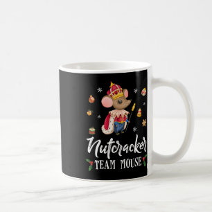Team Maus Nussknacker Weihnachtstanz Spaß Soldat  Kaffeetasse