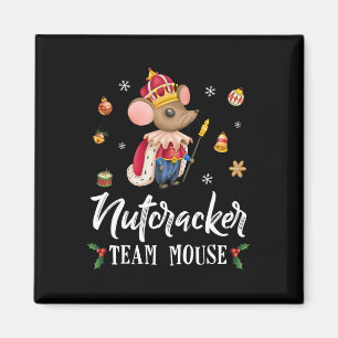 Team Maus Nussknacker Weihnachtstanz Spaß Soldat Magnet