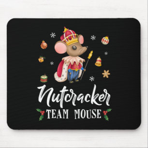 Team Maus Nussknacker Weihnachtstanz Spaß Soldat Mousepad