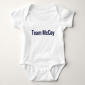 Team McCoy Baby Strampler (Vorderseite)