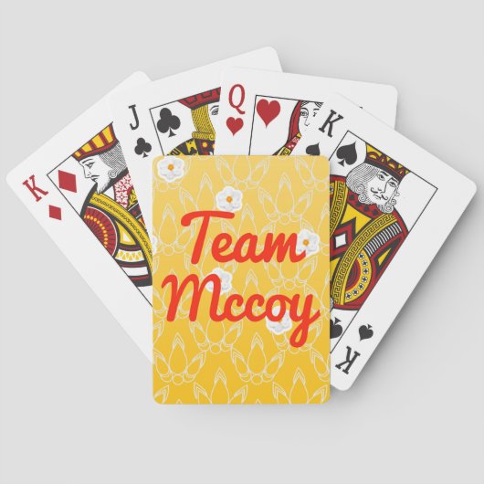 Team McCoy Spielkarten (Rückseite)