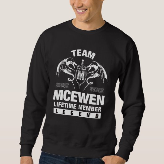 Team Mcewen Lebenslanges Mitglied Sweatshirt (Vorderseite)