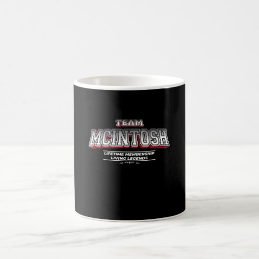 Team MCINTOSH Familienname Nachname Nachname Mitgl Kaffeetasse (Mittel)