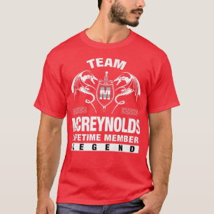 Team MCREYNOLDS Geschenke für Lebenslange Mitglied T-Shirt