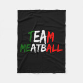 Team Meatball New Jersey Garden Nj Shore Italian F Fleecedecke (Vorderseite)
